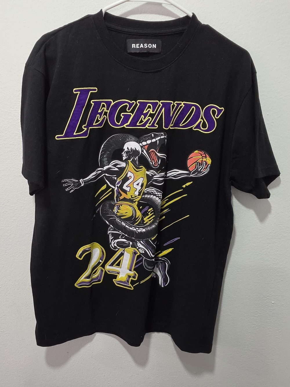 Reason Legends 24 Black Graphic Tee